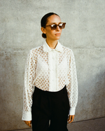 Load image into Gallery viewer, Layla Ruffled Collar Shirt
